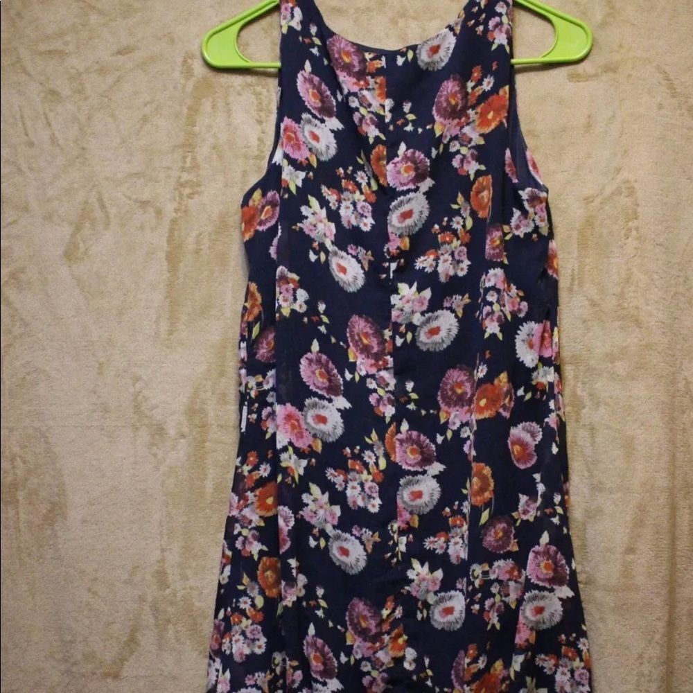 Forever 21 Sheer Lined Floral Summer Dress sz. S - Picture 3 of 3